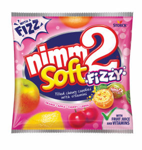 Bonboni Nimm2 soft Fizzy, 90 g
