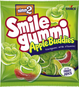 Bonboni Nimm2, Apple buddies, gumi., 90 g