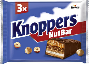 Vafelj Nutbar Knoppers, 120 g