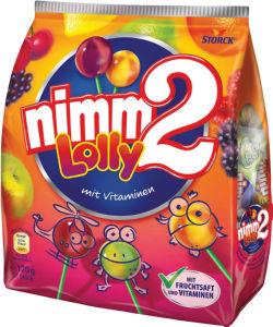 Lizike Nimm2, z vitamini, 120 g