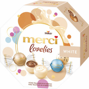 Praline Merci, lovelies White, 185 g