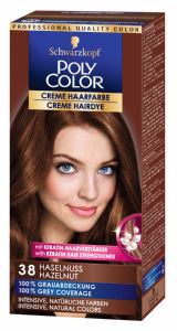 Barva za lase Poly Color, 38, lešnik