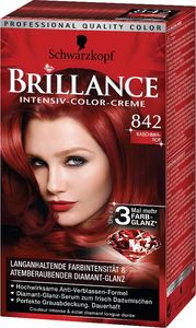 Barva za lase Schwarzkopf, Brillance 842, kašmir rdeča