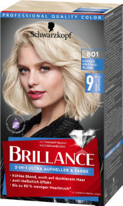 Barva za lase Brillance, 801 Diamantno Blond