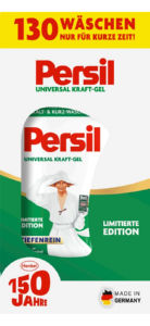 Pralni prašek Persil, gel, Universal, 130 pranj, 150 let