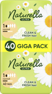 Higienski dnevni vložki Naturella, odišavljeni, Ultra kamilica, 40/1