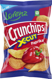 Čips Lorenz, X – cut, paprika, 130 g