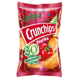 Čips Crunchips Mega paprika, 150 g