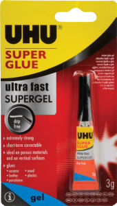 Lepilo UHU, super power, gel, 3g