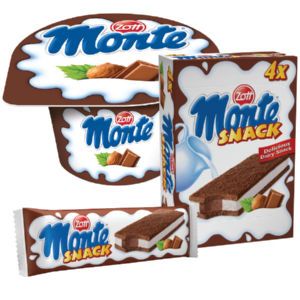 Mlečni čokoladni desert Monte, 150g