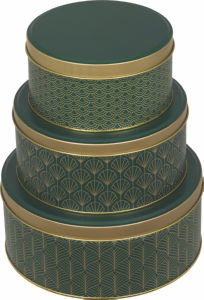 Komplet škatel za kekse, božične, 3/1