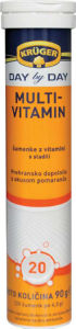 Tablete Kruger, šumeče, multuvitamin, 90 g