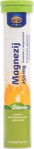 Tablete Kruger, šumeče, magnezij s stevio, 78 g