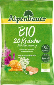 Bonboni Bio Alpenbauer, 20zelišč, 90 g