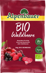 Bonboni Bio Alpenbauer, gozdni sadeži, 90 g