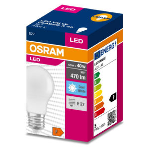 Žarnica Led Osram, Value, 4,9W, E27
