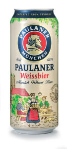 Pivo Paulaner, pšenično, alk. 5,5 vol %, 0,5 l