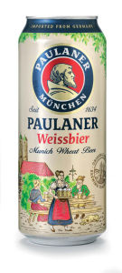 Pivo Paulaner, pšenično, alk.5,5 vol%, 0,5 l