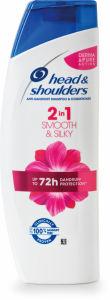 Šampon H&S, Smooth&silky, 2v1, 360ml