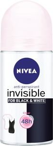 Dezodorant roll-on Nivea, Invisible, Black & White Clear, ženski, 50 ml