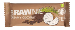 Ploščica Bio Brownie, presna, kokos, 45 g