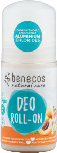 Dezodorant roll-on Benecos Natural, marelica in bezeg, 50ml