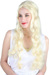 Lasulja dolga skodrana blond