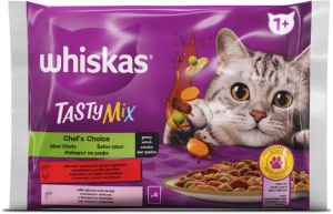 Whiskas mokra hrana za mačke, Šefov izbor, Tasty Mix, 4 x 85 g