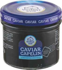 Kaviar Akvafrost, kapelin črni, 100 g