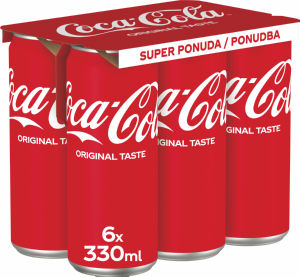 Coca Cola, super ponudba, 6 x 0,33 l
