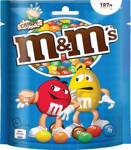 Bonboni M&M, crispy, 187 g
