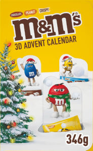 Bonbonjera M&M’s, 3D Adventni koledar, 346 g