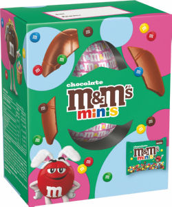 Draže M&M, jajce iz mlečne čokolade, 97 g