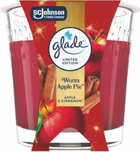 Sveča dišeča Glade, Warm Apple Pie W25, 112 g