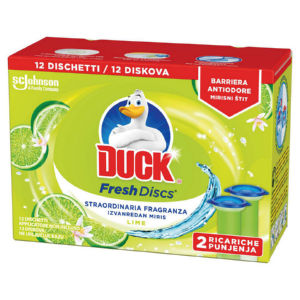 Osvežilec Duck, Fresh Disc, lime, 2 x 36 ml