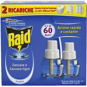 Insekticid Raid, pol., Liquido,60noči,2x21ml