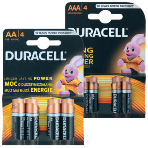 Baterijski Vložki Duracell Basic AA 4 baterije