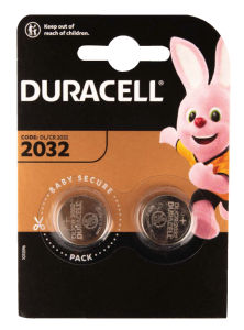 Baterijski vložki Duracell, DDL 2032 3V, 2/1