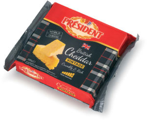 Sir President, Cheddar Vintage, 200 g