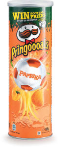 Čips Pringles, paprika, 165 g