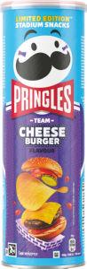 Čips Pringles, Cheese Burger, 165 g