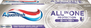 Zobna pasta Aquafresh, All In One, Crystal White, 75 ml