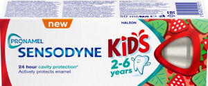 Zobna pasta Sensodyne, Kids, Pronamel, 2 – 6 let, 50 ml