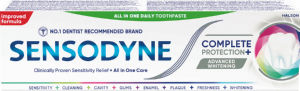 Zobna pasta Sensodyne, Advanced Whitening Complete Protection+, 75 ml