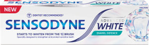 Zobna pasta Sensodyne, Advance White, Enamel Defence, 75 ml
