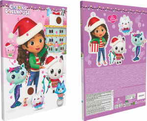 Koledar adventni Relkon, Gabbys dollhous, mlečno kakavovi bonboni, 50 g