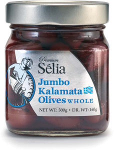 Olive Selia Premium, Kalamata, črne, 300 g