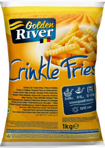 Pomfit Golden River, Crinkle Cut, 10-10 mm, 1 kg