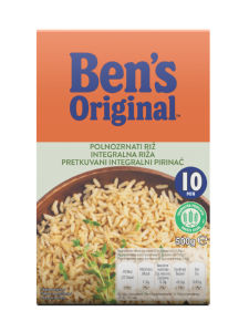 Riž Ben’s Original, polnozrnat, 500 g