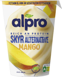 Alpro sojin, fermentiran, skyr, mango, 400 g
